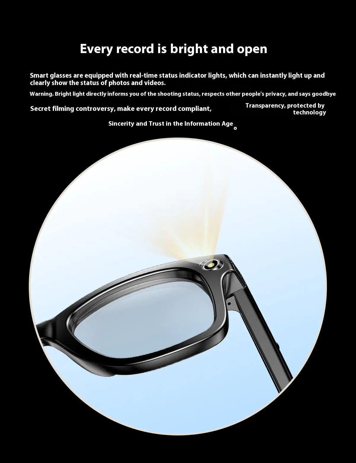 Gafas de Sol con IA✨ y Bluetooth | Graba Video, Responde Llamadas y Traduce con IA