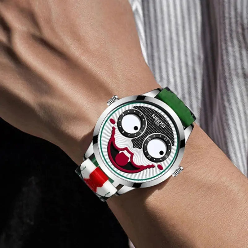 Reloj POEDAGAR "The Clown": Estilo Único y Elegancia Masculina