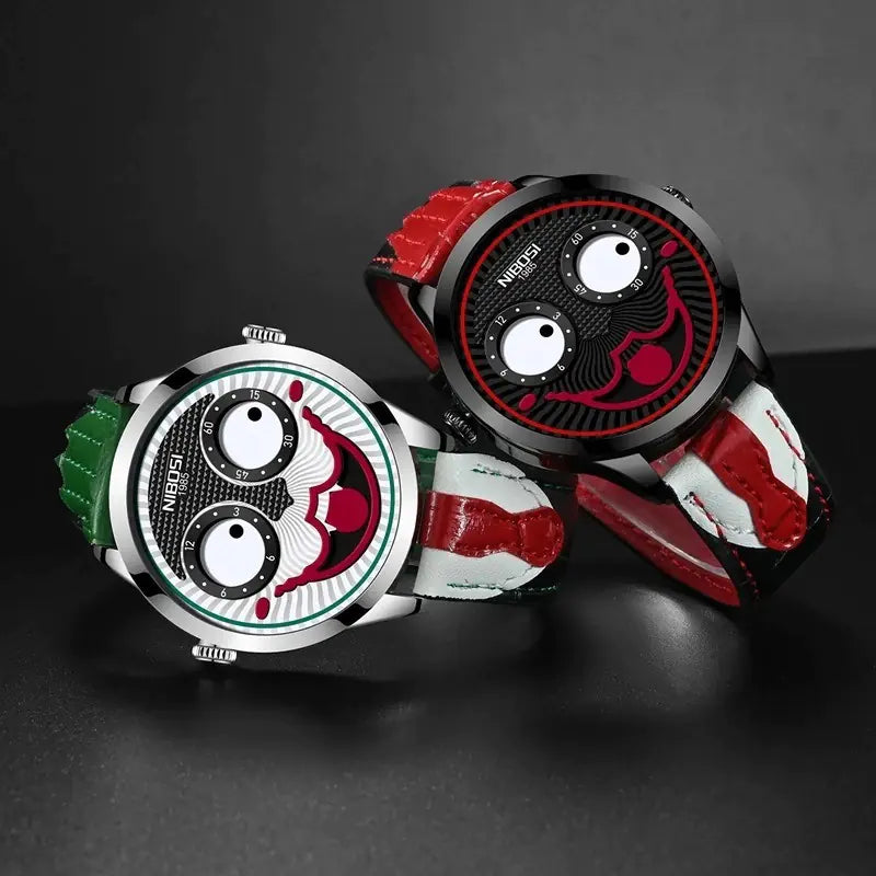 Reloj POEDAGAR "The Clown": Estilo Único y Elegancia Masculina